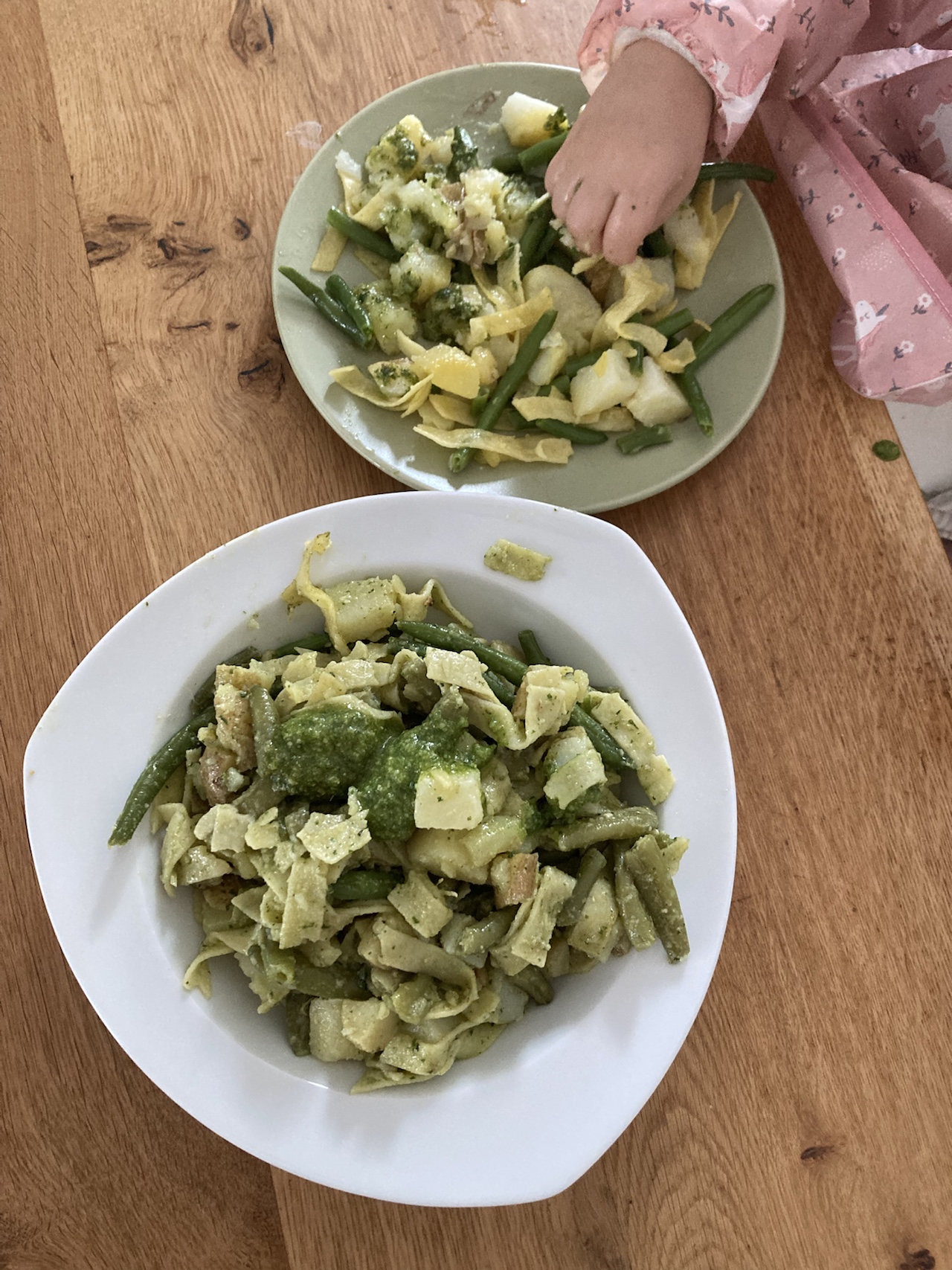 Pasta al Pesto wie in Ligurien